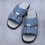 Men's sandal - Flat Sole without Heel - CR118.Etsy L-Blue