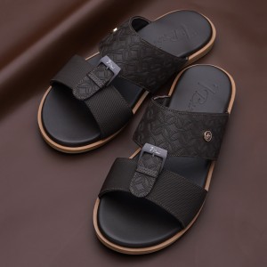 Men's sandal - Flat Sole without Heel - CR118.Osiris Brown