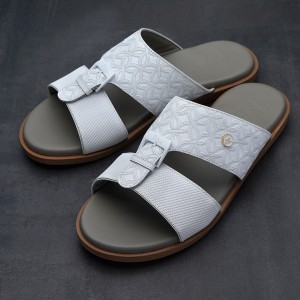Men's sandal - Flat Sole without Heel - CR118.Osiris White