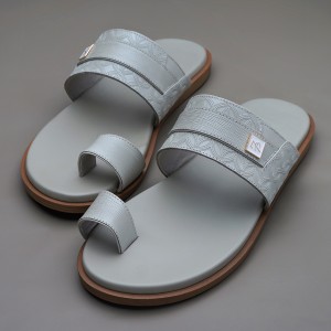 Men's sandal - Flat Sole without Heel - CR0224.Osiris Prl Argent