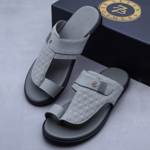 Men's sandal - Flat Sole without Heel - CR2025.Diamon Carre